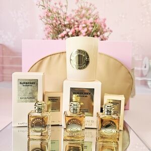 Burberry Tan Cosmetic Bag + Minis 🌟💛